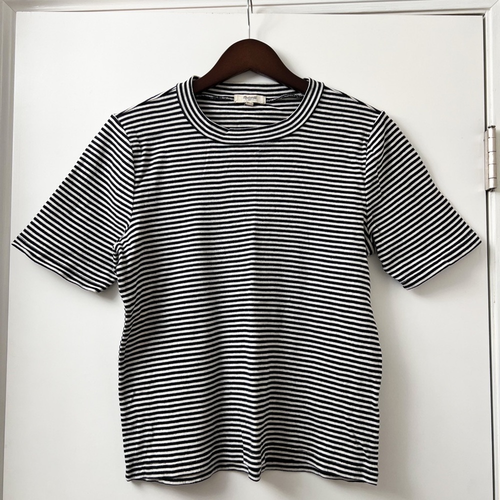 🖤 Madewell Basic Striped Shirt - M